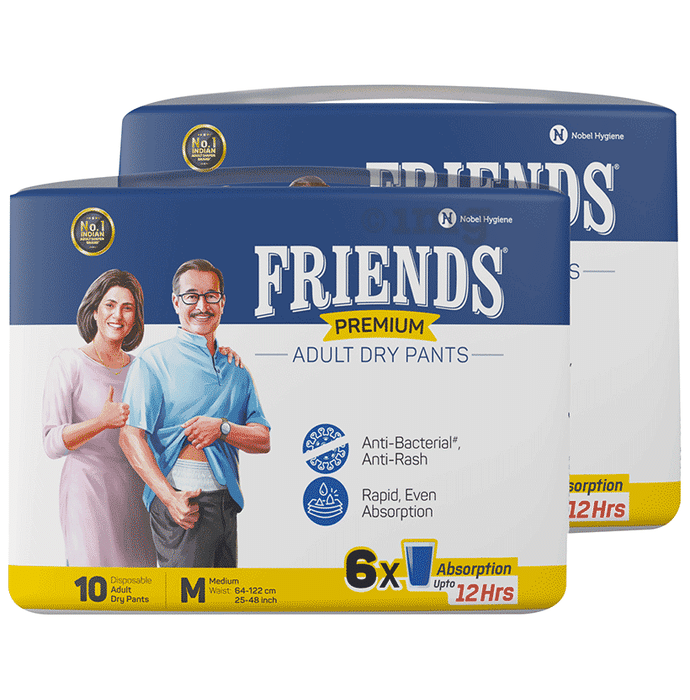 Friends FAD Premium Adult Dry Pants (10 Each) Medium