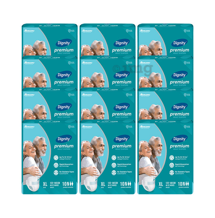 Dignity Premium Adult Diaper (10 Each) XL