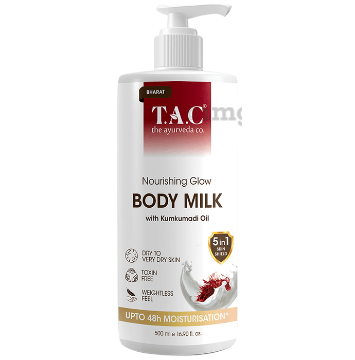 TAC The Ayurveda Co. Nourishing Glow Body Milk with Kumkumadi Oil