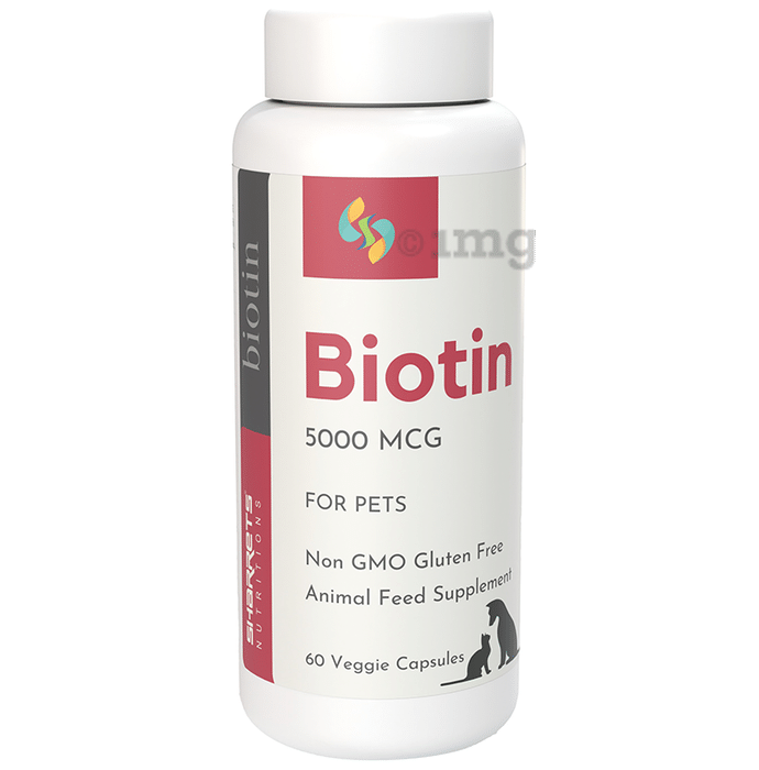 Sharrets Biotin 5000 MCG Veggie Capsule for Pets