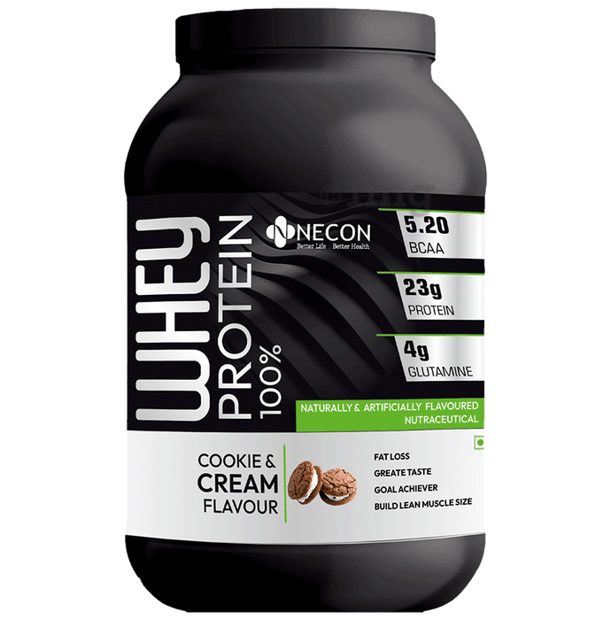 Necon Whey Protein Powder Cookie and Cream