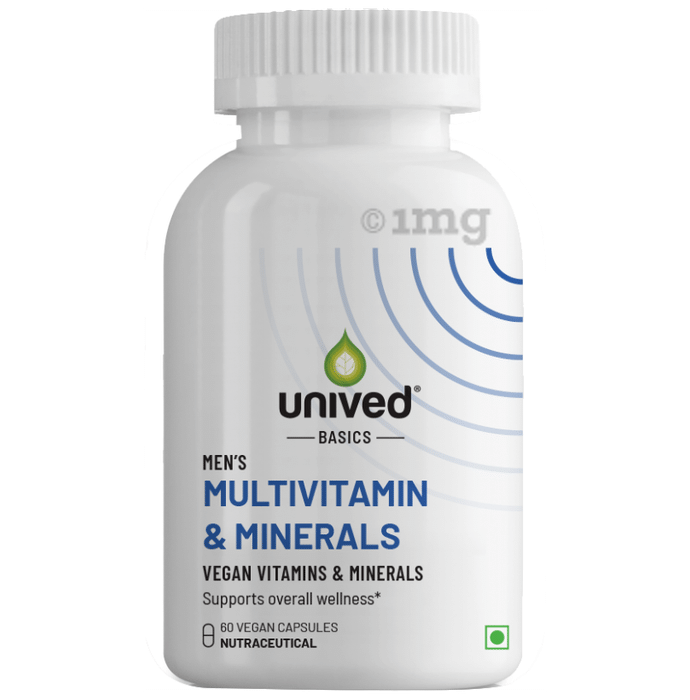 Unived Basics Men's Multivitamin & Minerals Vegan Capsule