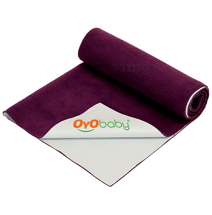 Oyo Baby Waterproof Rubber Sheet Large Plum