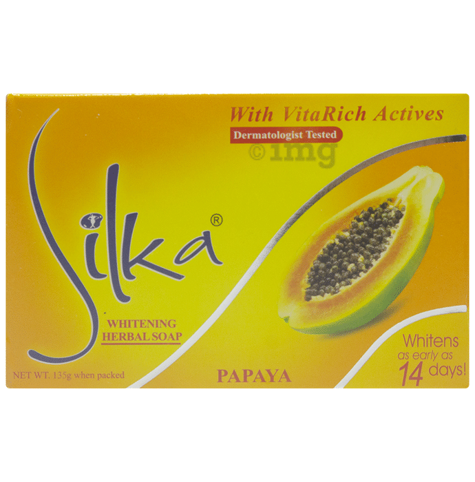 Silka Papaya Whitening Herbal Soap
