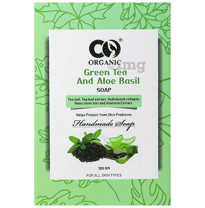 Co Green Tea and Aloe Basil  Soap