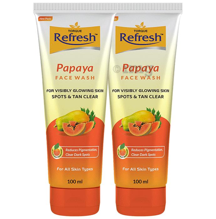 Refresh Papaya Face Wash (100ml Each)