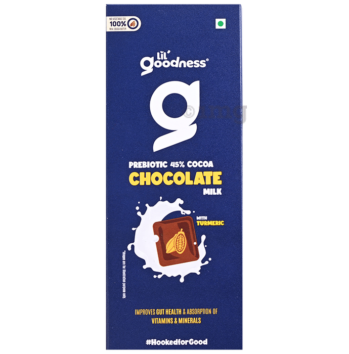 Lil Goodness Prebiotic Chocolate Milk 45% Cocoa with Turmeric