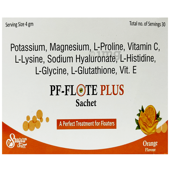 Pf-Flote Plus Sachet Orange Sugar Free