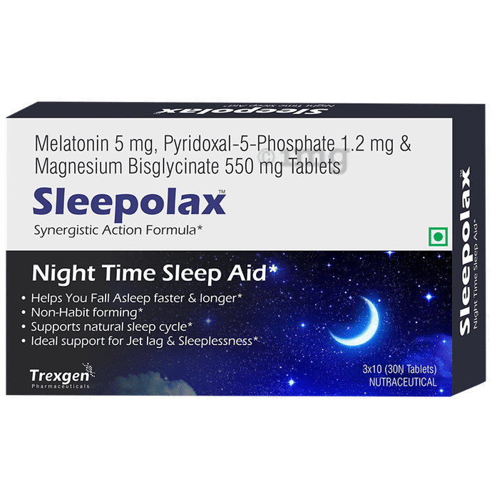 Trexgen Sleepolax Sleep Aid Tablet