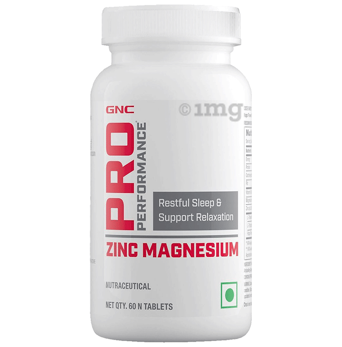 GNC Pro Performance Zinc Magnesium for Restful Sleep & Relaxation Tablet