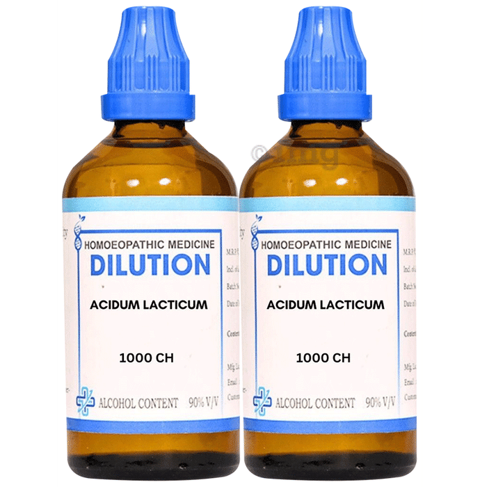 LDD Bioscience Acidum Lacticum Dilution (100ml Each) 1000 CH
