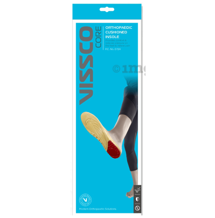 Vissco Core 0724 Orthopaedic Cushioned Insole Universal Multicolor