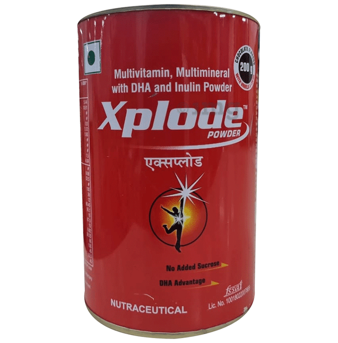Xplode Protein with DHA, Inulin, Multivitamins & Multiminerals | Sucrose Free | Powder