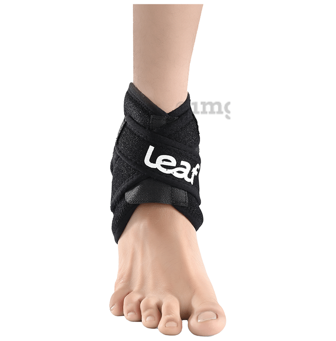 Leaf Ortho Ankle Wrap Black Universal