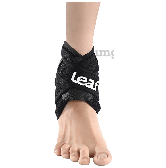 Leaf Ortho Ankle Wrap Black Universal