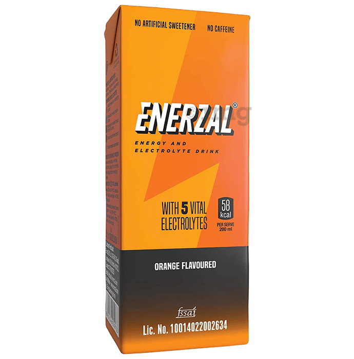 Enerzal Energy & Electrolyte Liquid Drink Orange