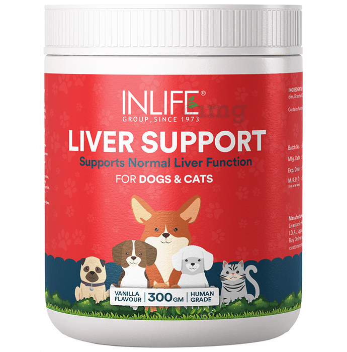 Inlife Liver Support for Pet Supplement Powder Vanilla