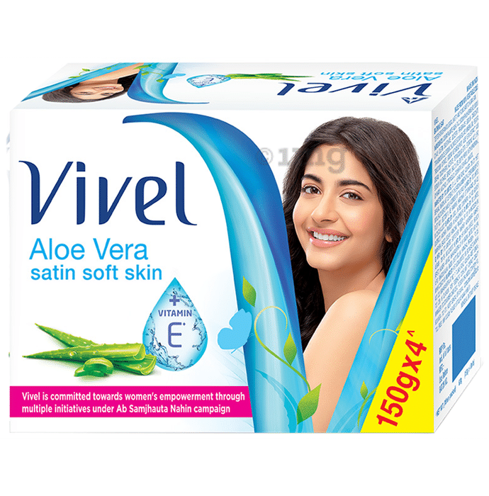 Vivel Aloe Vera Soap (150gm Each)