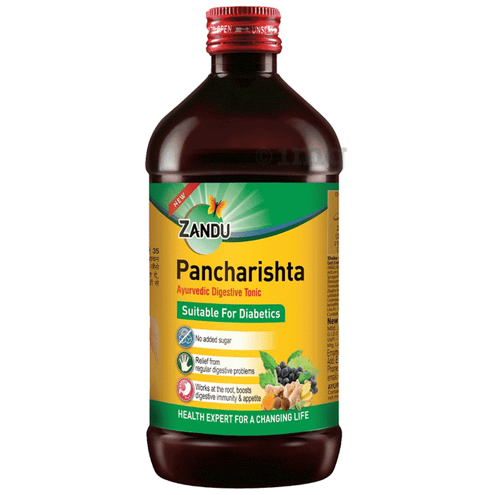 Zandu Pancharishta Ayurvedic Digestive Tonic | Suitable for Diabetics
