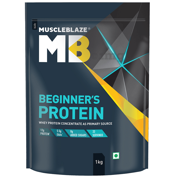 MuscleBlaze MB Beginner's Whey Protein Concentrate Powder Chocolate