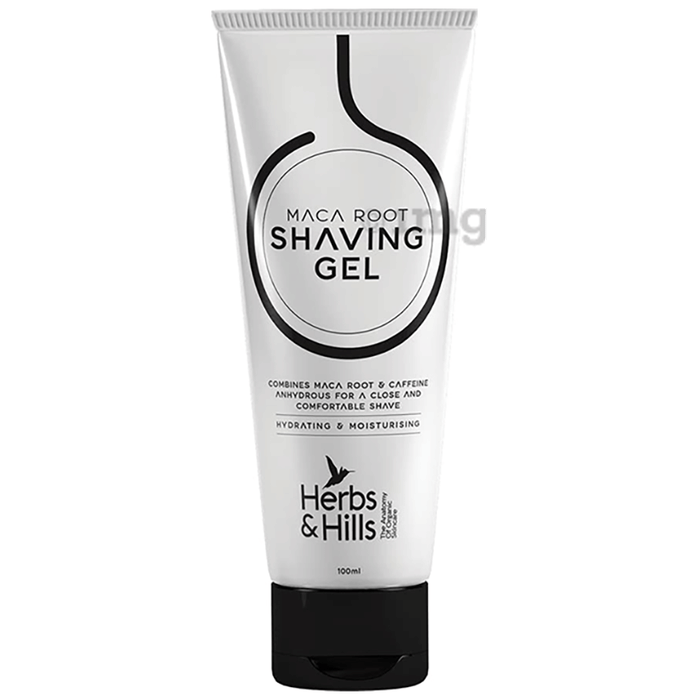 Herbs & Hills Maca Root Shaving Gel Buy tube of 100.0 ml Gel at best