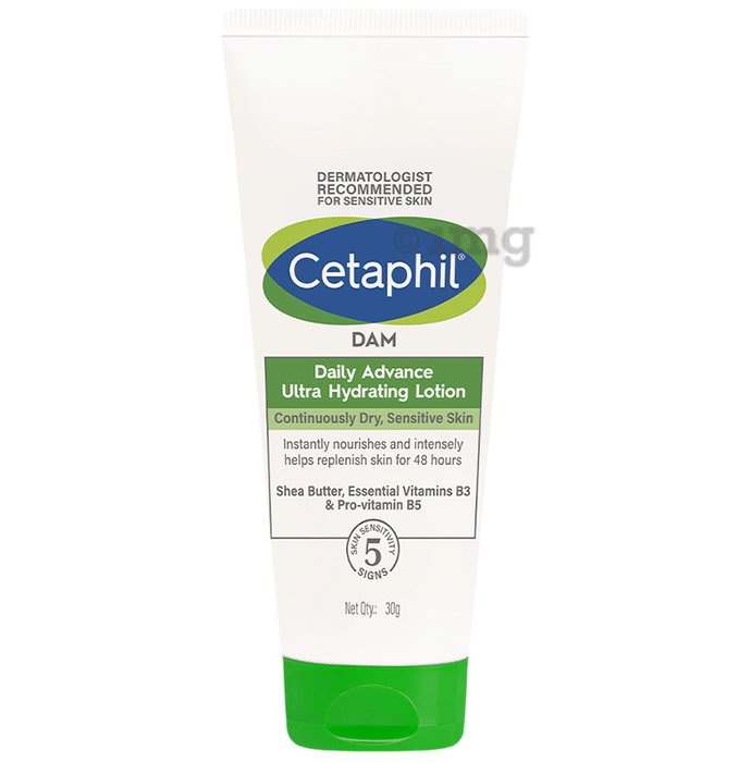 Cetaphil DAM Daily Advance Ultra-Hydrating Lotion | For Continuously Dry, Sensitive Skin