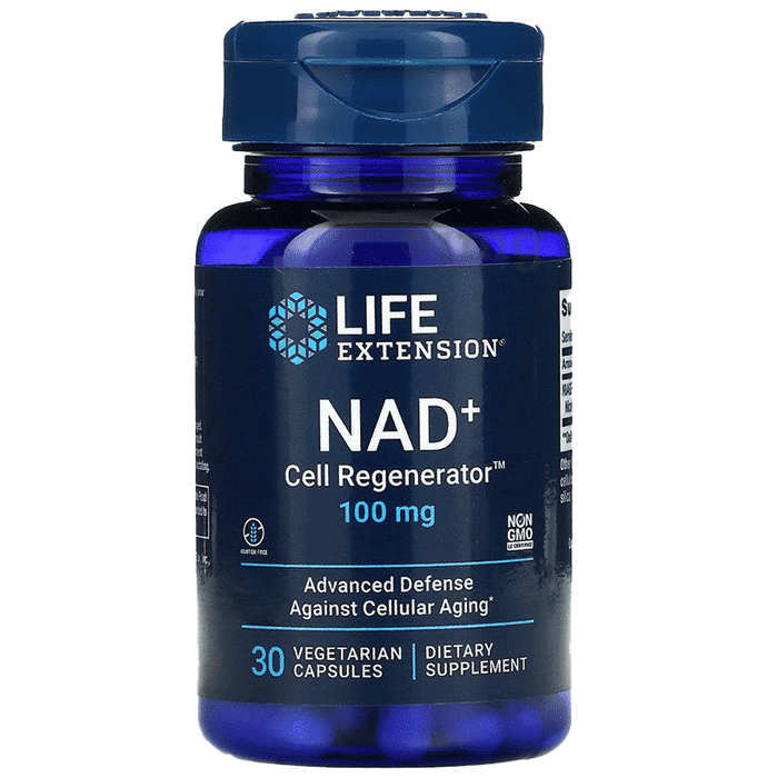 Life Extension NAD+ Cell Regenerator 100mg Vegetarian Capsule | Protects Against Cellular Ageing