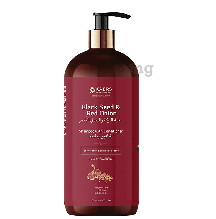 Kaers By Healthcrew Black Seed & Red Onion Shampoo with Conditioner