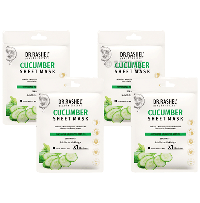 Dr. Rashel Cucumber Sheet Mask (20gm Each)