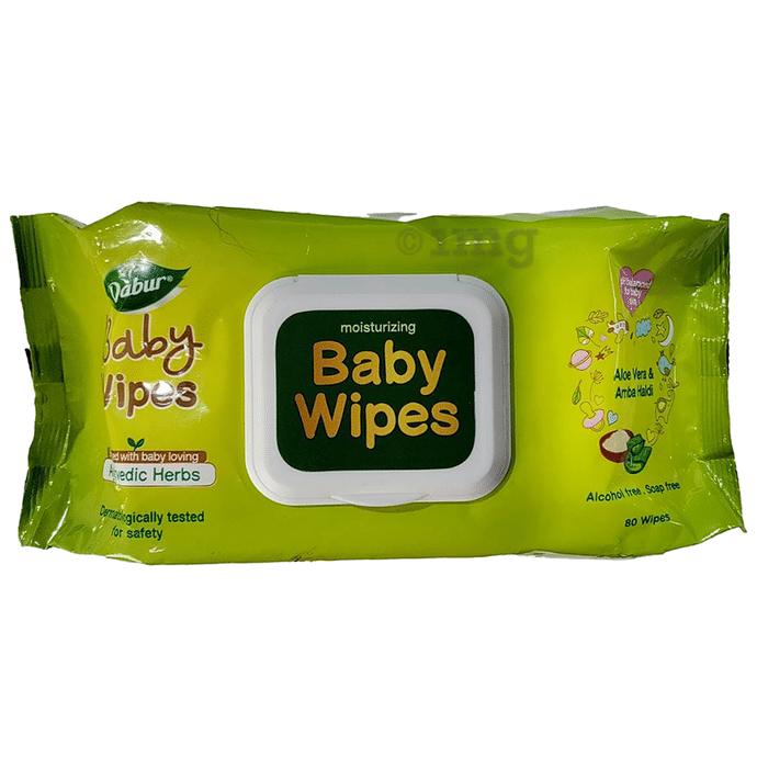 Dabur Baby Wipes (80 Each)