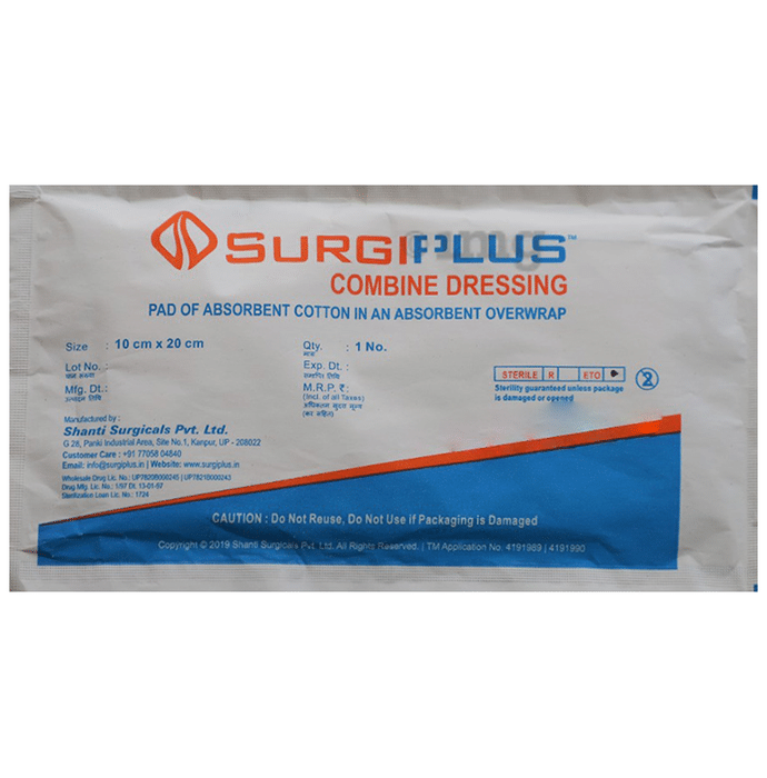 Surgiplus Combine Dressing 10cm x 20cm