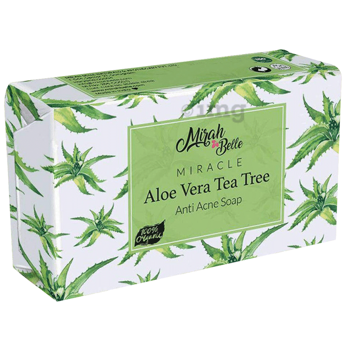 Mirah Belle Miracle Aloe Vera Tea Tree Anti Acne Soap
