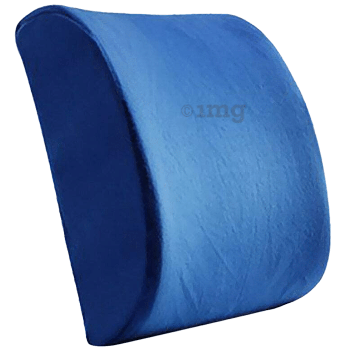 4V1 BKR7 Orthopedic Lumbar Support Pillow Standard Blue