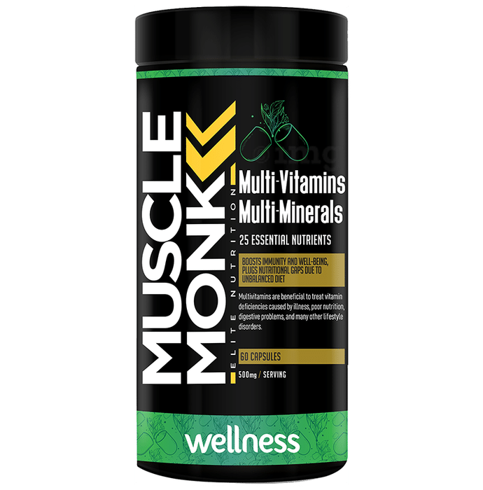 Muscle Monk Multi-Vitamins Multi-Minerals Capsule