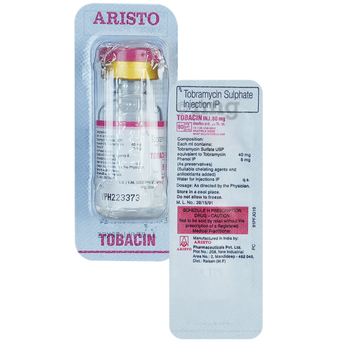 Tobacin 80mg Injection