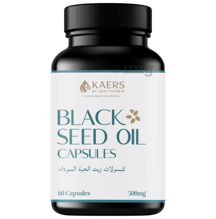 Kaers By Healthcrew Black Seed Oil Capsule (60 Each)