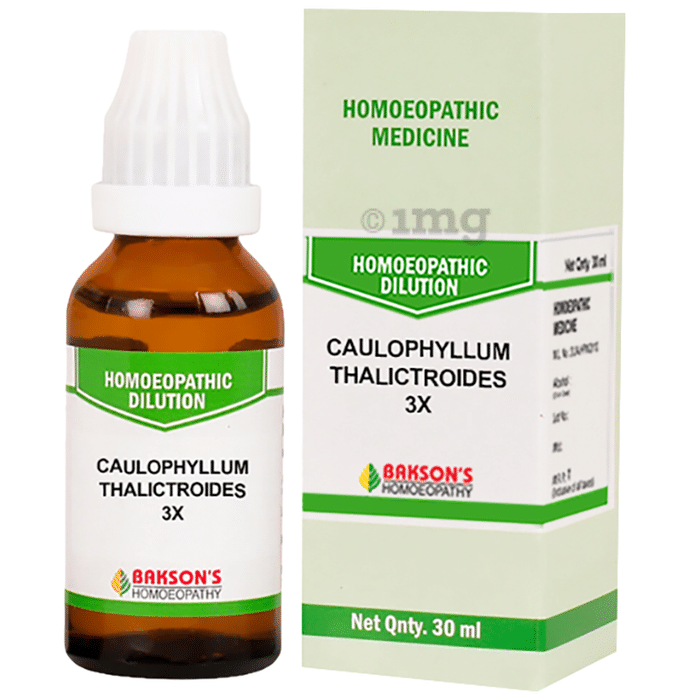 Bakson's Homeopathy Caulophyllum Thalictroides Dilution 3X