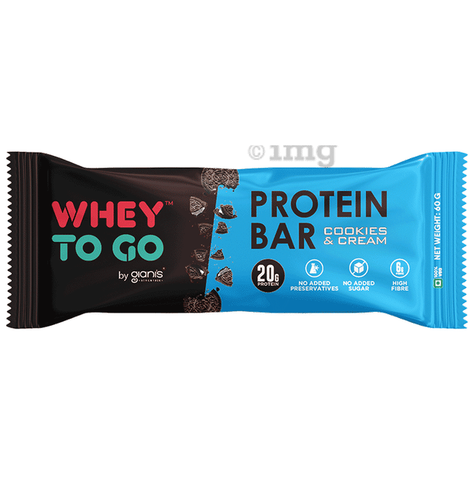 Whey To Go Protein Bar Cookies & Cream