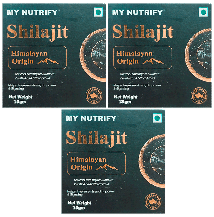 My Nutrify Shilajit Himalayan Origin Resin (20gm Each)