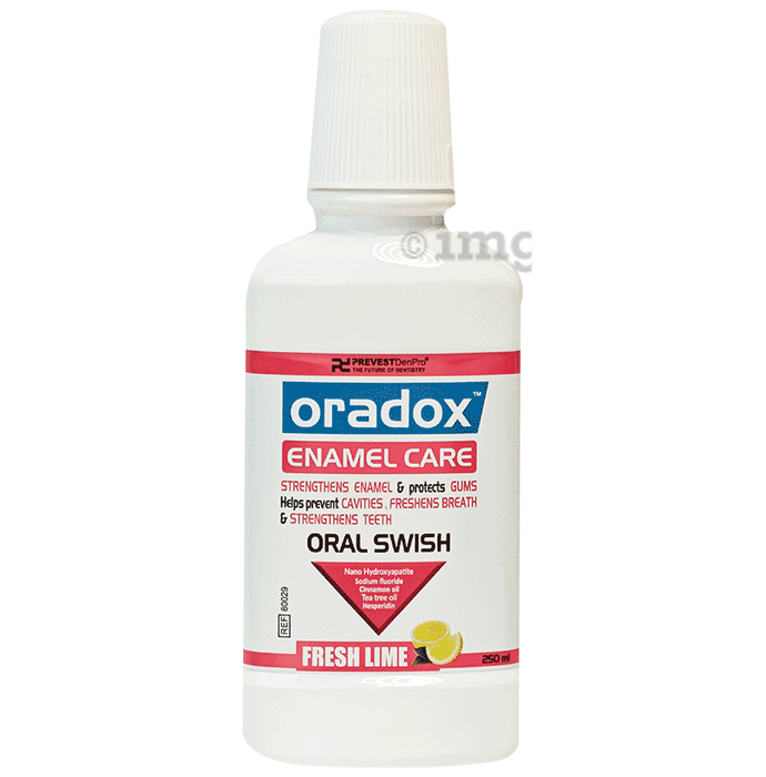 Oradox Enamel Care Oral Swish Fresh Lime