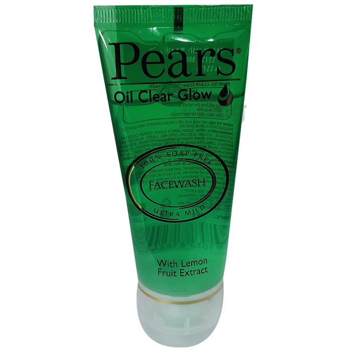 Pears Oil Clear Glow Ultra Mind with Lemon Fruit Extract Face Wash
