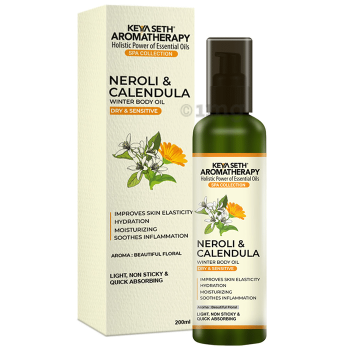 Keya Seth Aromatherapy Neroli & Calendula Dry & Sensitive Winter Body Oil