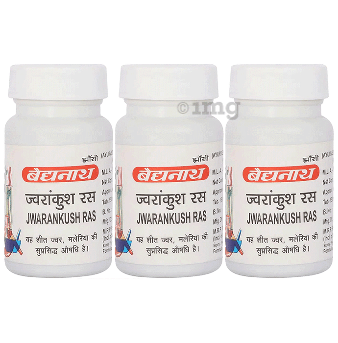 Baidyanath (Jhansi) Jwarankush Ras Tablet (80 Each)