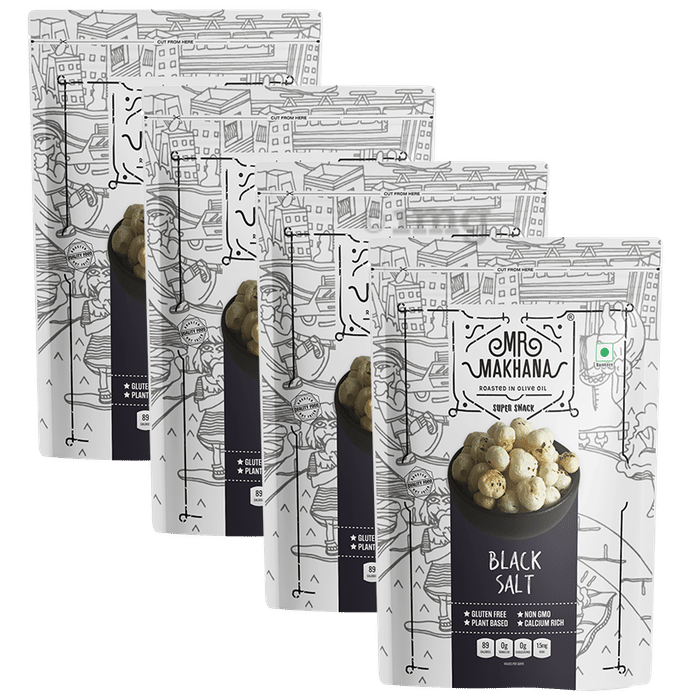 Mr Makhana Black Salt (60gm Each)