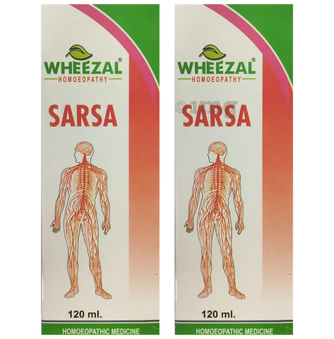Wheezal Sarsa Syrup (120ml Each)