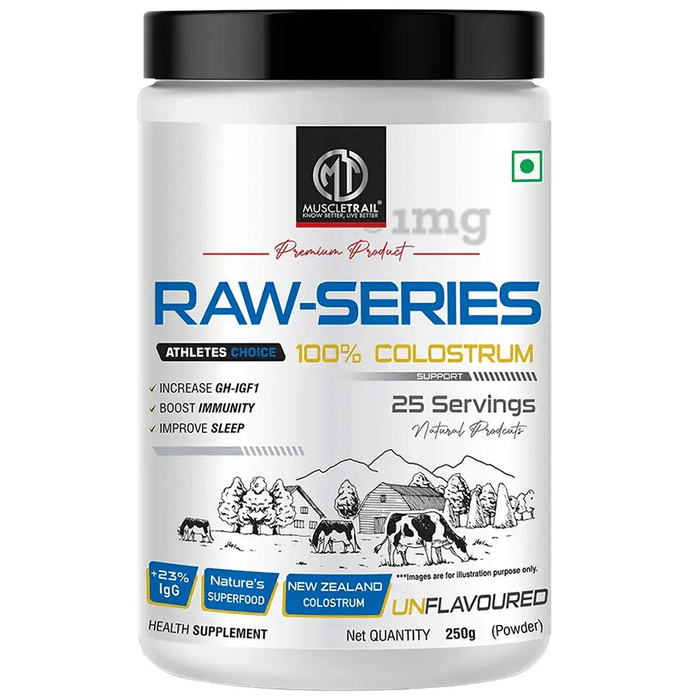 Muscle Trail Raw-Series 100% Colostrum Powder Unflavored