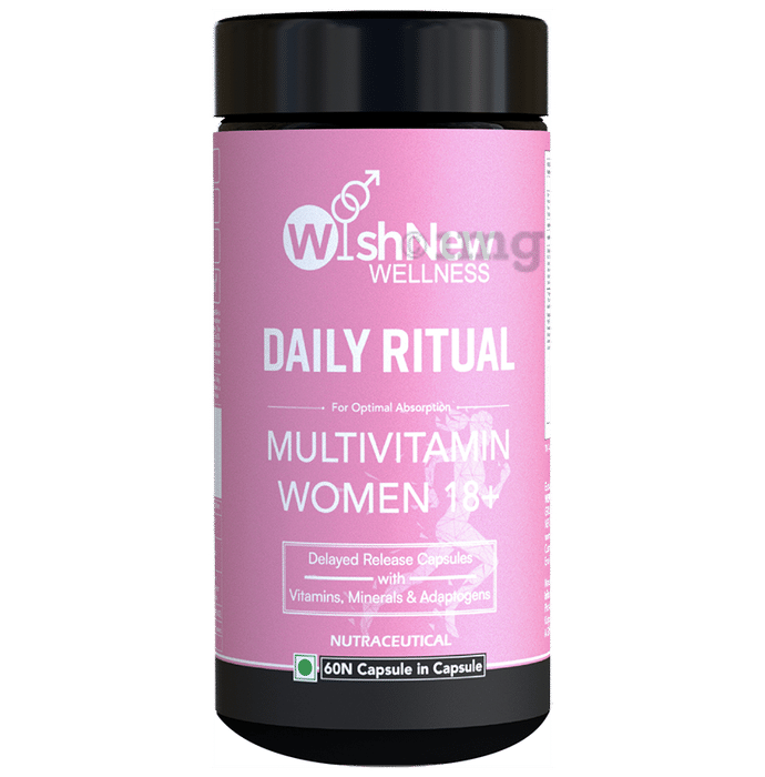 Wishnew Wellness Daily Ritual Women's Multivitamin 18+ Capsule in Capsule
