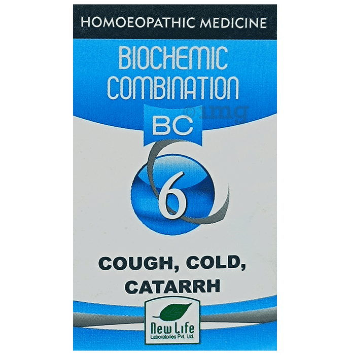 New Life  Bio Combinationno.6 Cough,Cold & Catarrh