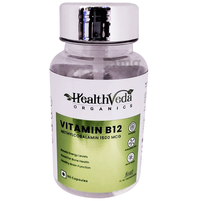 Health Veda Organics Vitamin B12 Capsule