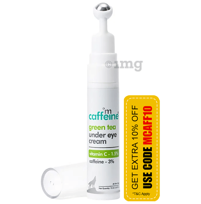 mCaffeine Green Tea Under Eye Cream Buy bottle of 15.0 ml Cream at